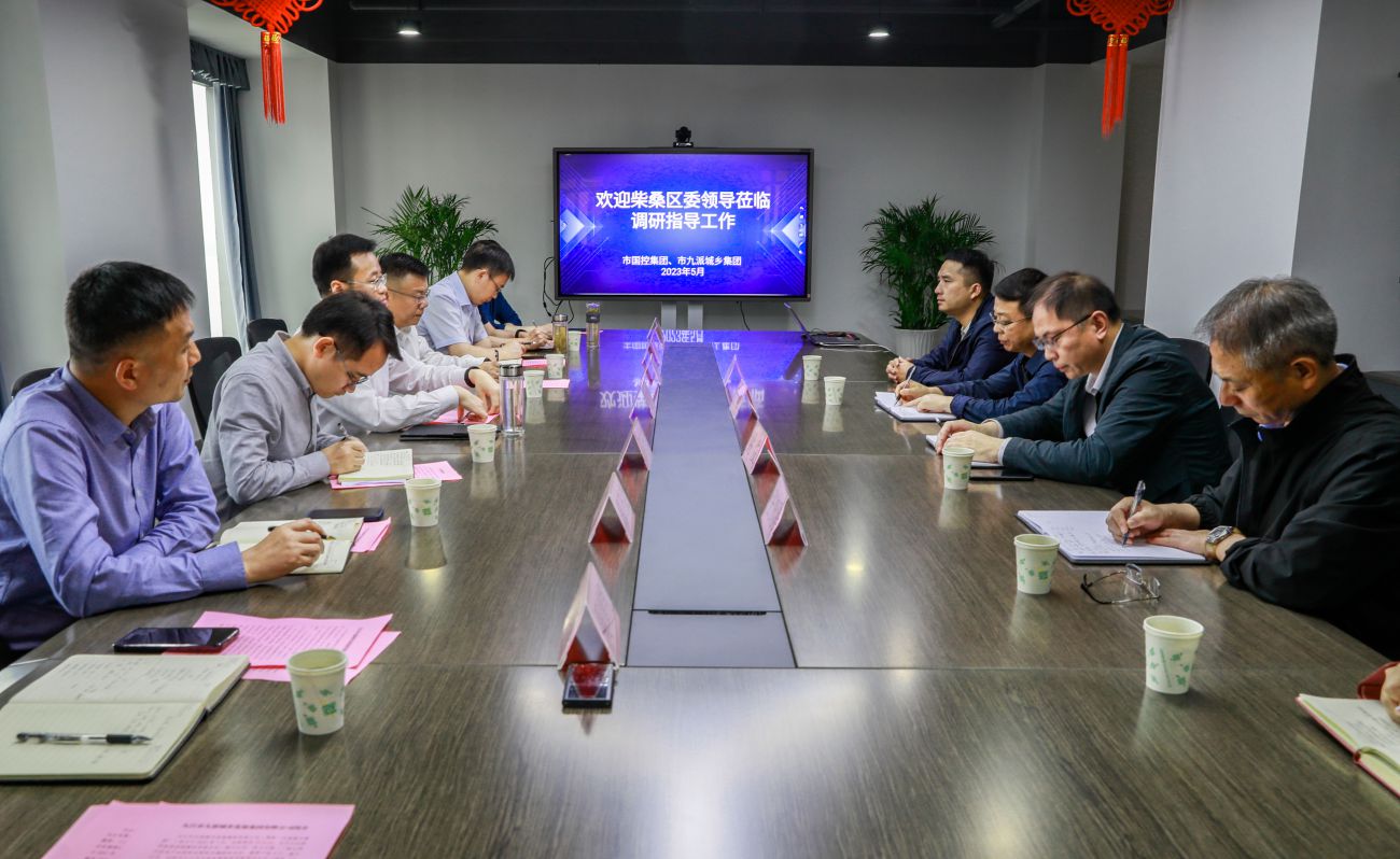 柴桑區(qū)委書記盛煒一行來訪市國控集團(tuán)、市九派城鄉(xiāng)發(fā)展集團(tuán)