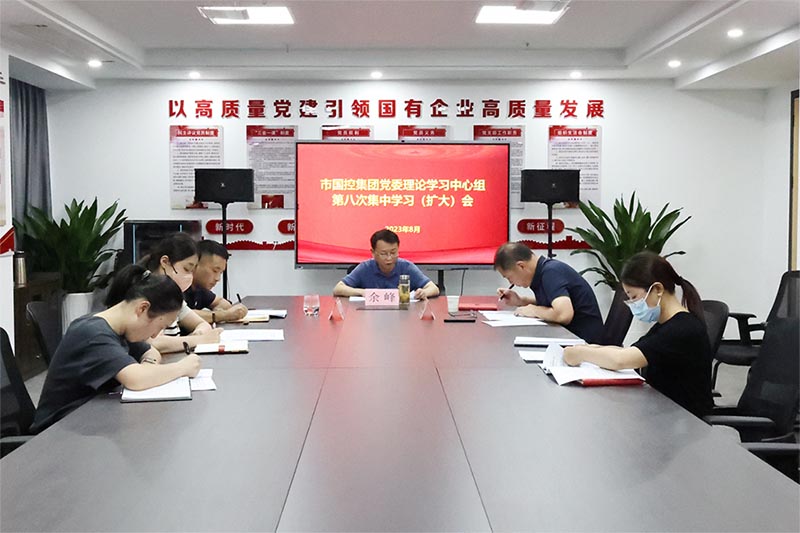 市國控集團(tuán)召開黨委理論學(xué)習(xí)中心組第八次集中學(xué)習(xí)（擴(kuò)大）會